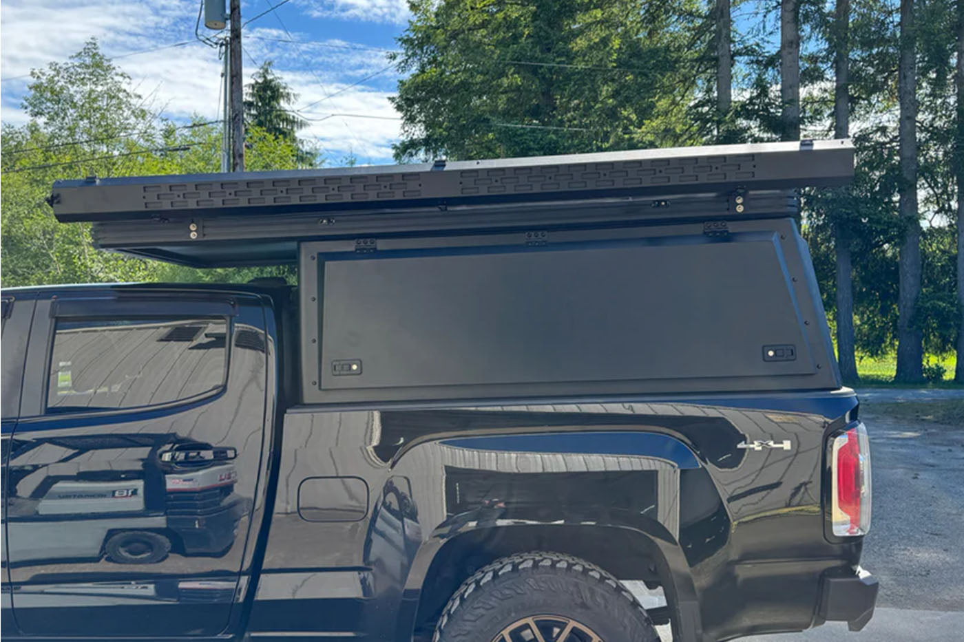 Frontier camper dimension diagram