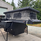 cascadia overland co apex camper on jacks not in truck bed