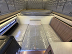 cascadia overland co apex interior bench seating sleeping couch area